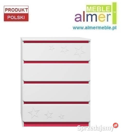 komoda STARS MDF C2 80x40 w104 pokój dziecka Meble wielkopolskie Chodzież