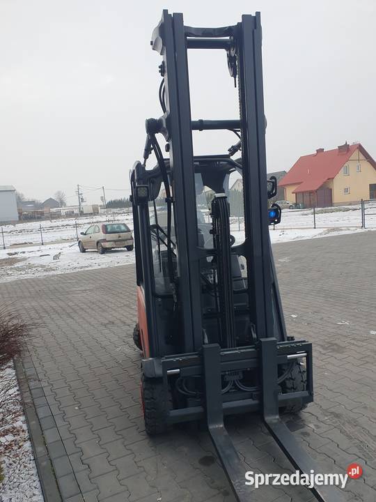 Wózek LINDE E20 4 sekcje Triplex 607m Przesuw Proszowice