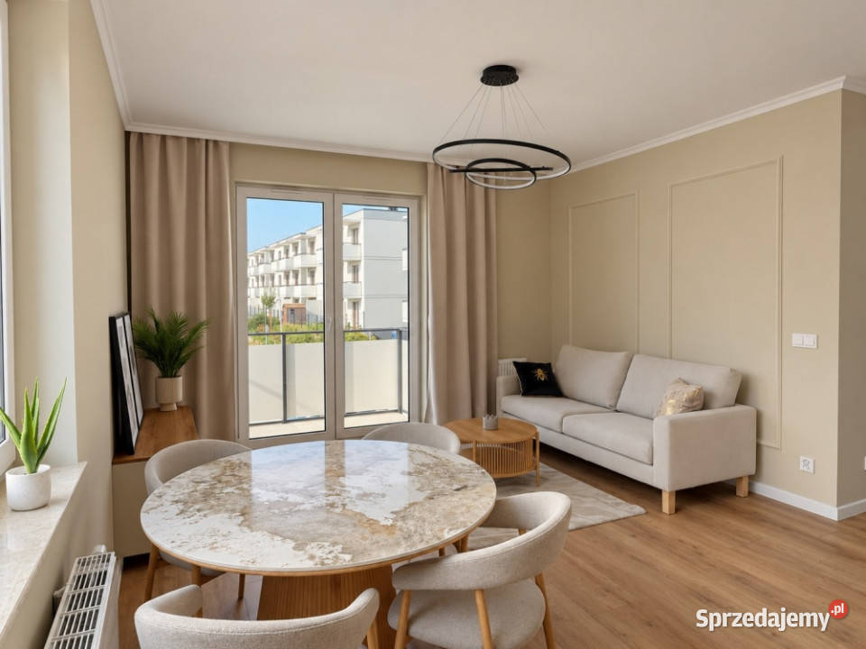 Nowe wykończone 2 pokoje Ustawny salon Balkon Piętro 1 Wrocław sprzedam