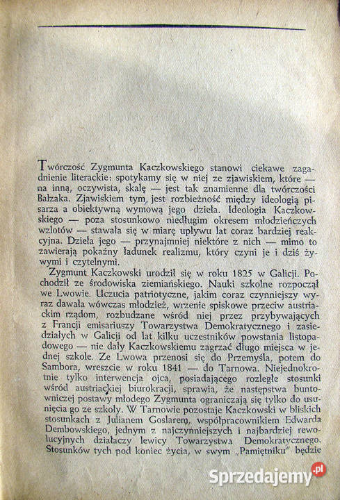 Murdelio Zygmunt Kaczkowski Limanowa