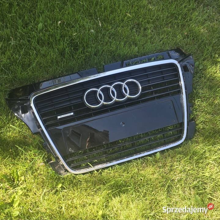 Grill Atrapa Audi A3 8P FL LIFT Czarny Połysk Dźwierszno Wielkie