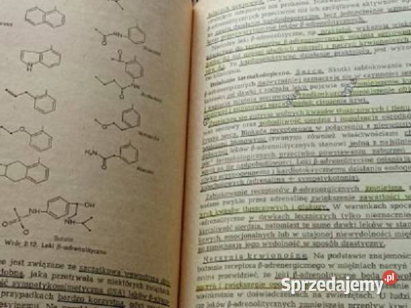 Farmakologia Podręcznik studentów medycyny Książki naukowe i popularnonaukowe sprzedam