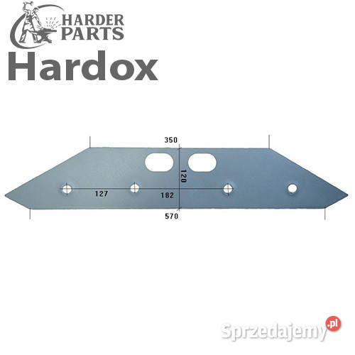 Płoza HARDOX 177312S części do pługa GREGOIRE sprzedam