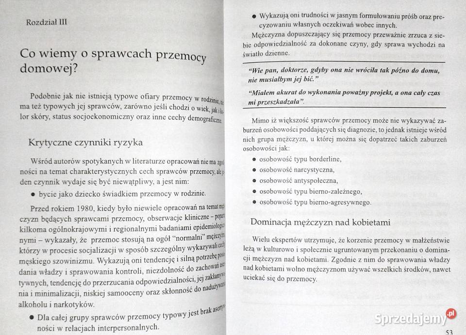 O przemocy domowej Poradnik lekarza Patricia Chełm