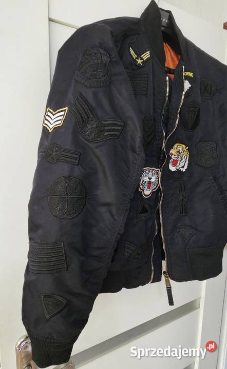 Kurtka XL Alpha Industries flek flyers czarna Konstancin-Jeziorna sprzedam
