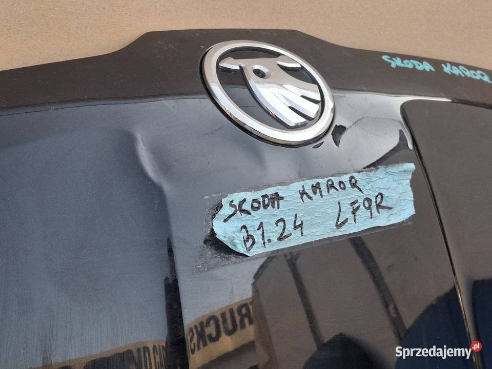 SKODA KAROQ MASKA POKRYWA SILNIKA 57A823155 Bieleń