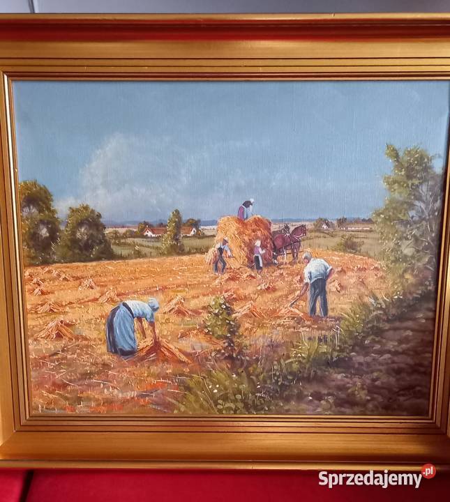 Obraz olejny sygnowany