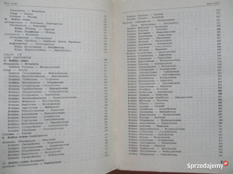 Rośliny lecznicze i przemysłowe klucz do Łódź sprzedam