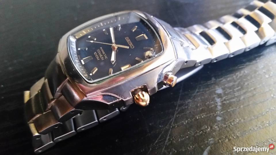 SEIKO KINETIC TITANIUM Nowy akumulator Zegarki podkarpackie Stalowa Wola