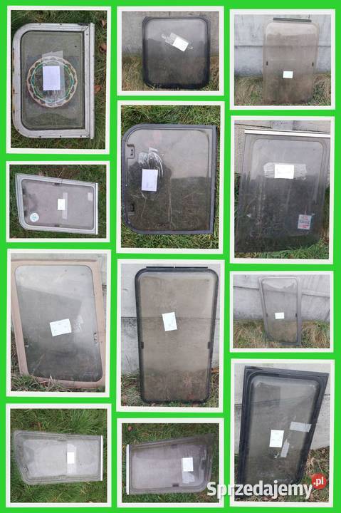 Używane oknaszyby do przyczep kempingowych Wiórek