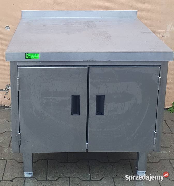 Stół z szafką dwudrzwiową z nierdzewki 1162316 mazowieckie Warszawa