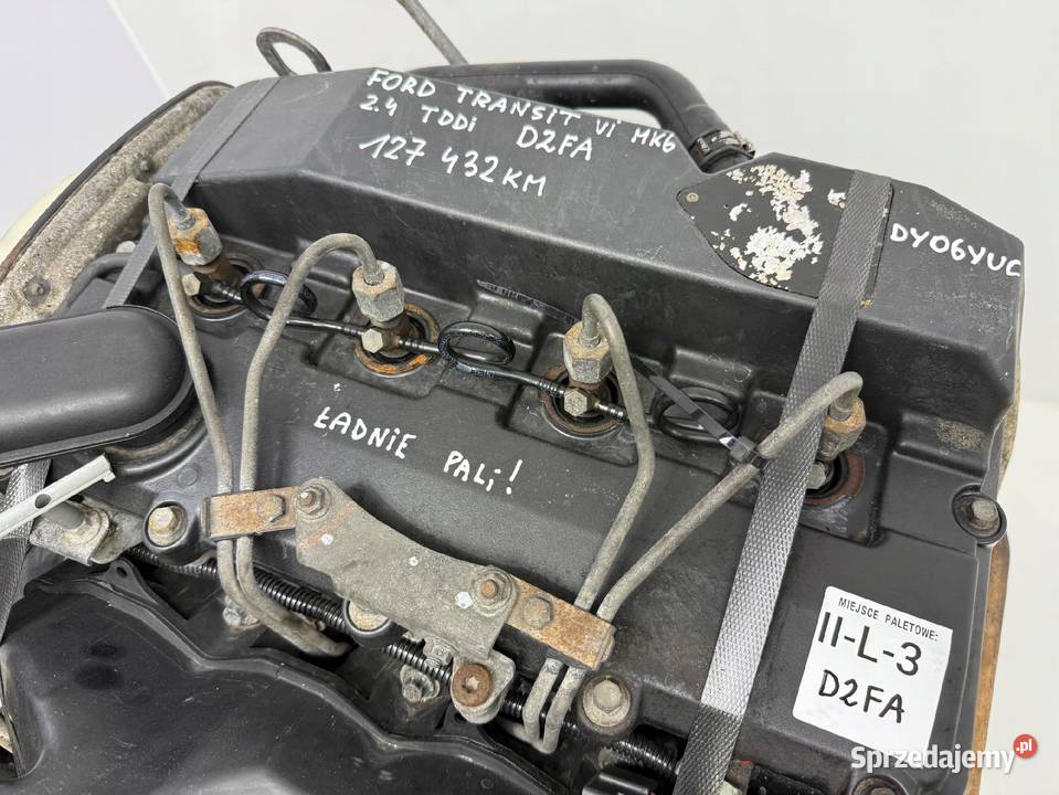 SILNIK D2FA Ford Transit VI MK6 24 TDDI 90 lubelskie Chełm