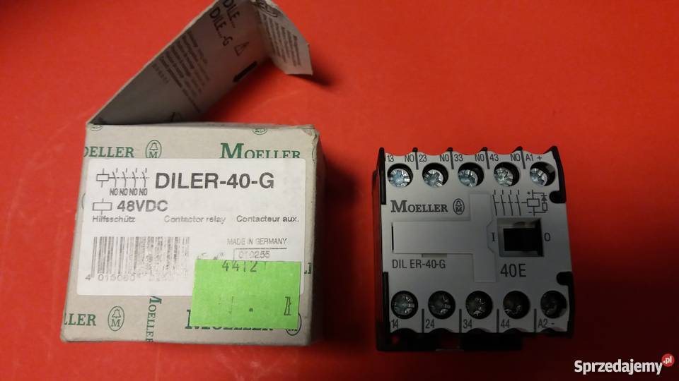 Stycznik przekaźnik pomocniczy DILER40G 48VDC Wyszków sprzedam