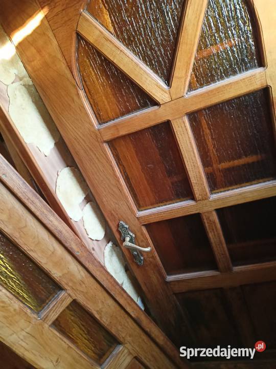 Drzwi drewniane dębowe Ladorudzek sprzedam