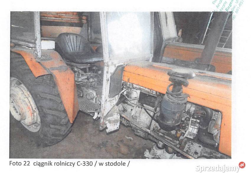 Maszyny rolnicze II Licytacja 50 ceny nieuszkodzony Wronów