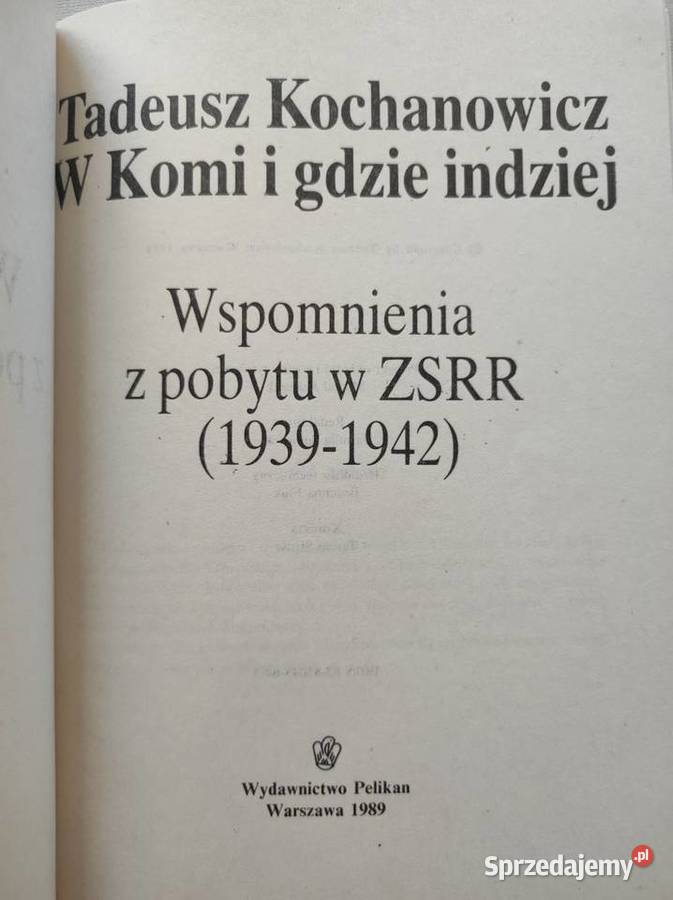 W Komi i gdzie indziej wspomnienia z pobytu w Kielce