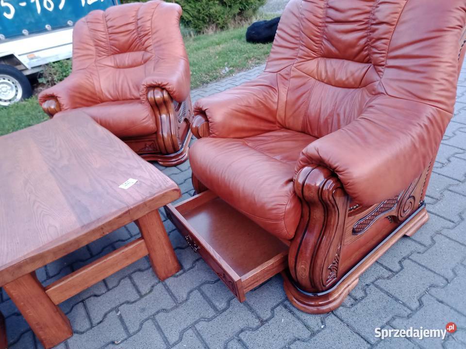 Komplet Wypoczynkowy FLAMENCO 311 i Ława Dąb Kozy