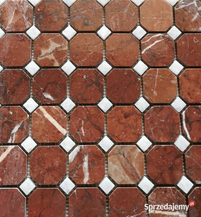 Mozaika kamienna z marmuru ALICANTECRISTAL WHITE Płytki podłogowe Przemyśl