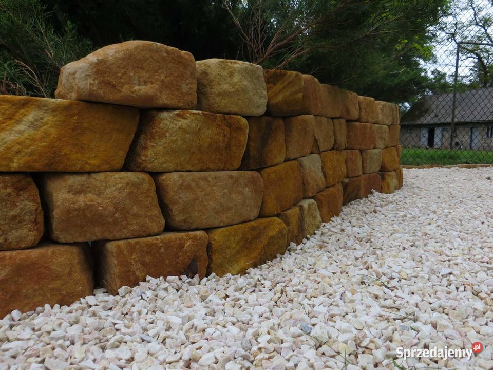 kamień do murowania murków dekoracyjnych grilla Architektura ogrodowa Radomsko