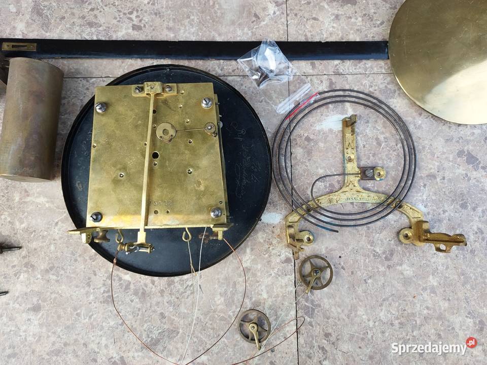 144 Zestaw mechanizm starego zegara linkowego pomorskie sprzedam
