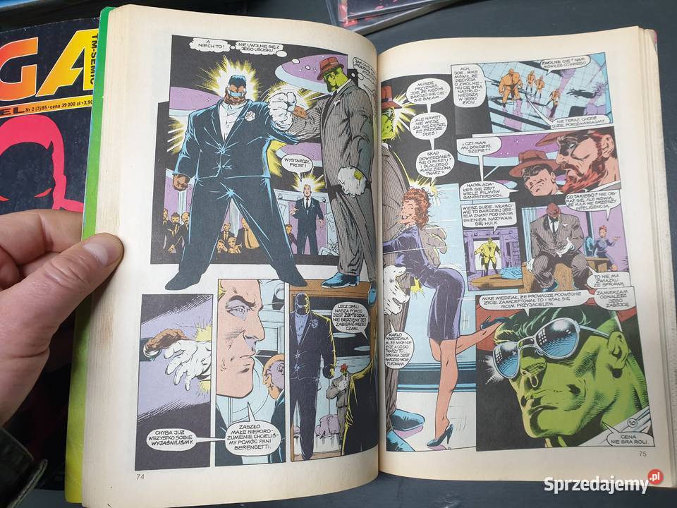 Mega Marvel 1 6 1995 The Incredible Hulk TMSemic Polskie Komiksy Gdynia sprzedam