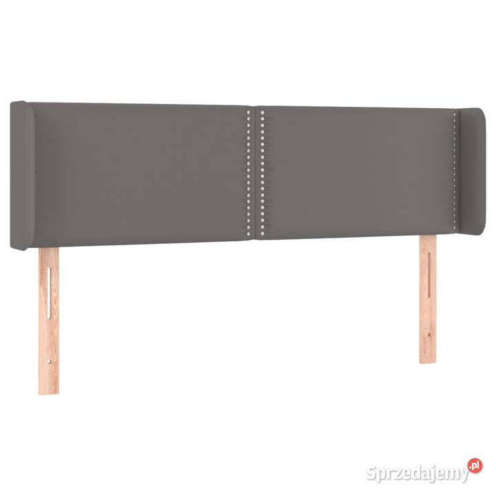 Zagłówek uszak szary 147x16x7888 sztuczna skóra mazowieckie Warszawa