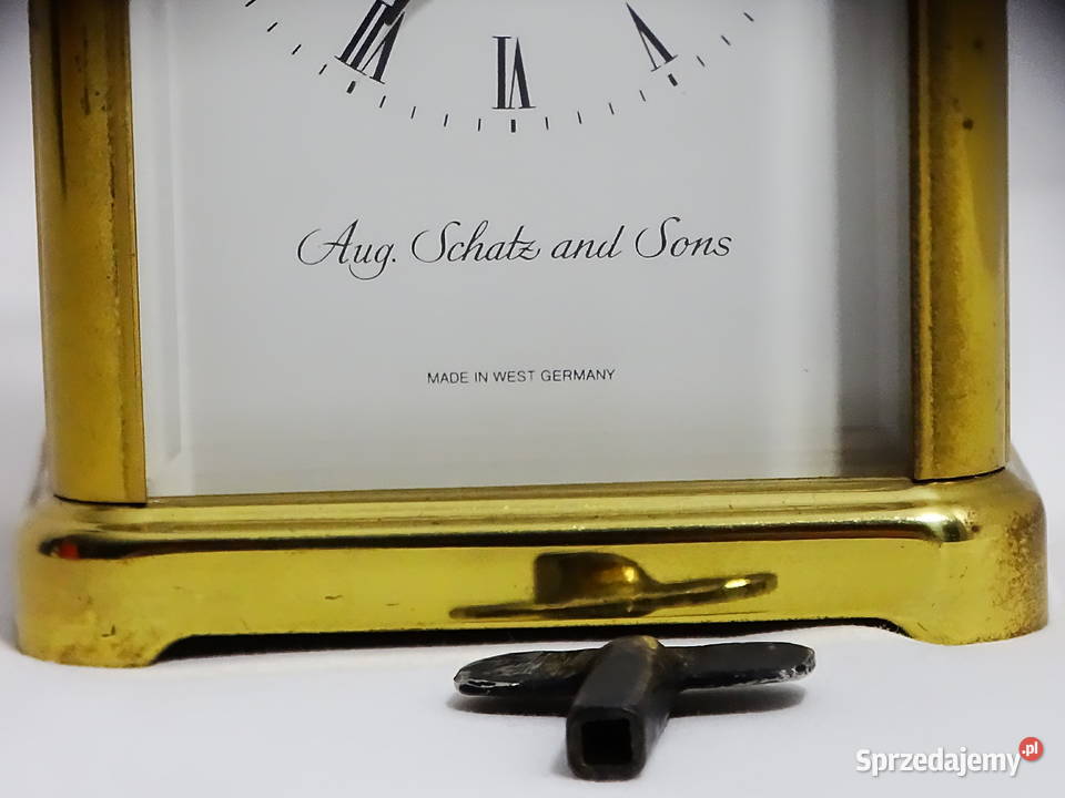 Zegar kominkowy kareciak Aug Schatz Shne Made in lubelskie