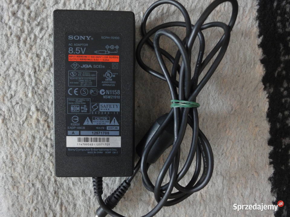 zasilacz Sony do 2 Sony Playstation 2 Kraków