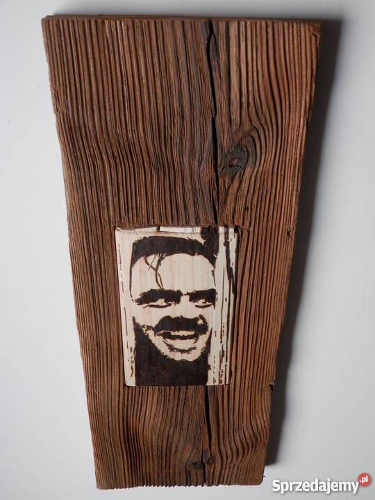 Obraz drewniany ręcznie wykonany Motyw z filmu Szczecinek