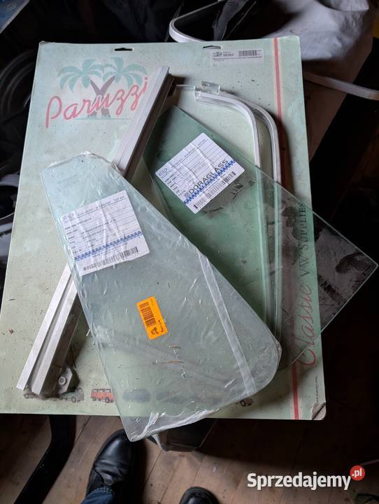 VW t2 ogórek szyby trójkątne stale Wyry