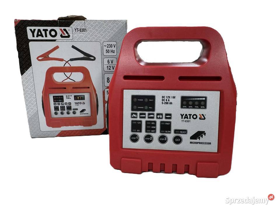 Prostownik elektroniczny YATO YT8301 6V12V 8A Elbląg