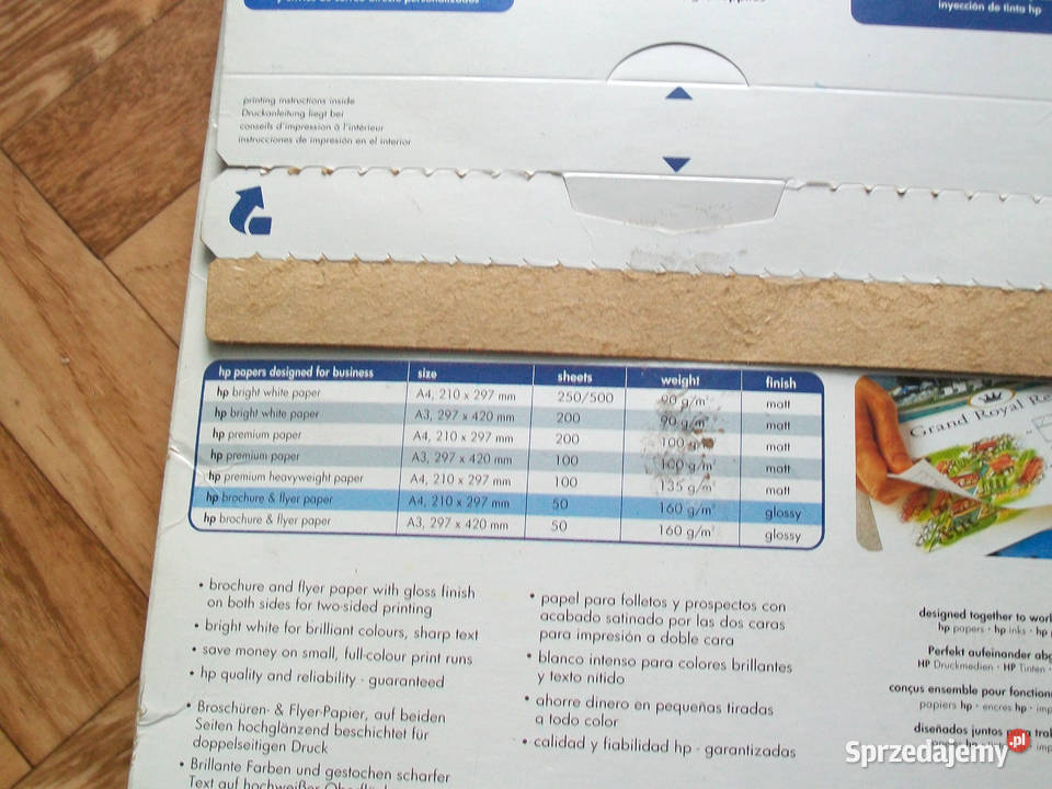Papier HP Brochure and Flyer Paper A4 50 Kartek opolskie Brzeg sprzedam