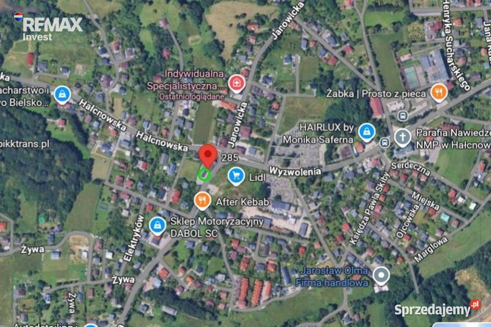 Lokal usługowy w centrum Hałcnowa Wynajem śląskie Bielsko-Biała