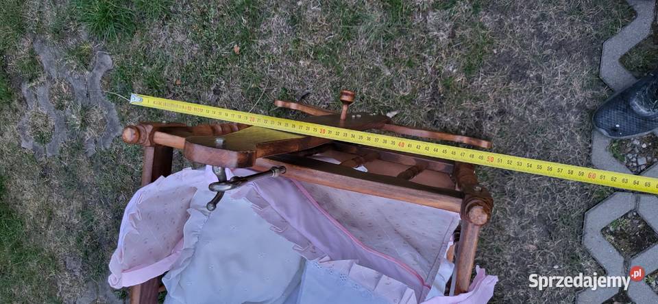 Kolyska drewniana 52cm Łagodzin