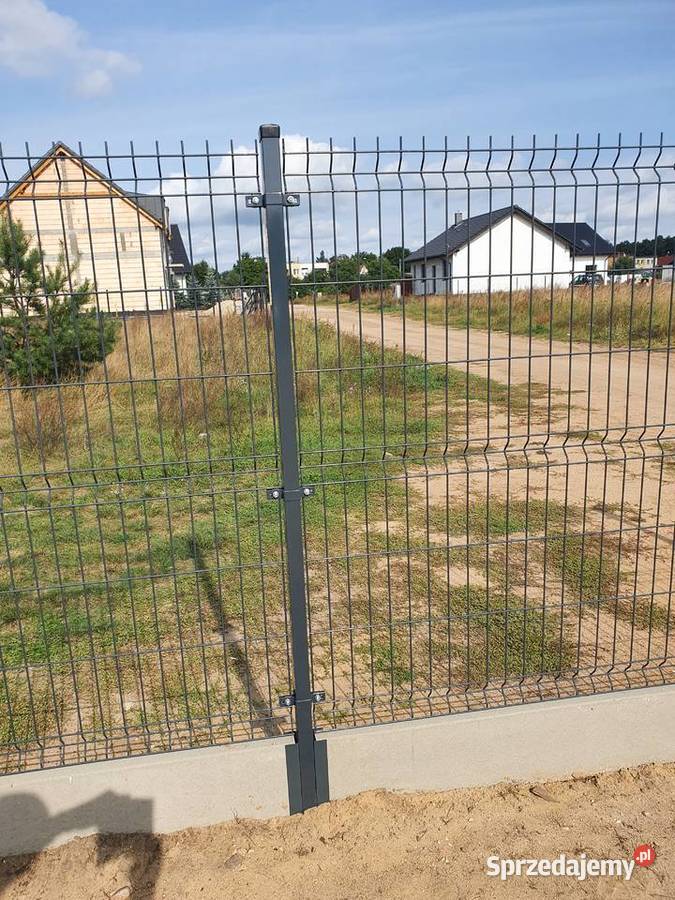 Ogrodzenie panelowe 25x153 fi4mm słupek łaczniki Wągrowiec