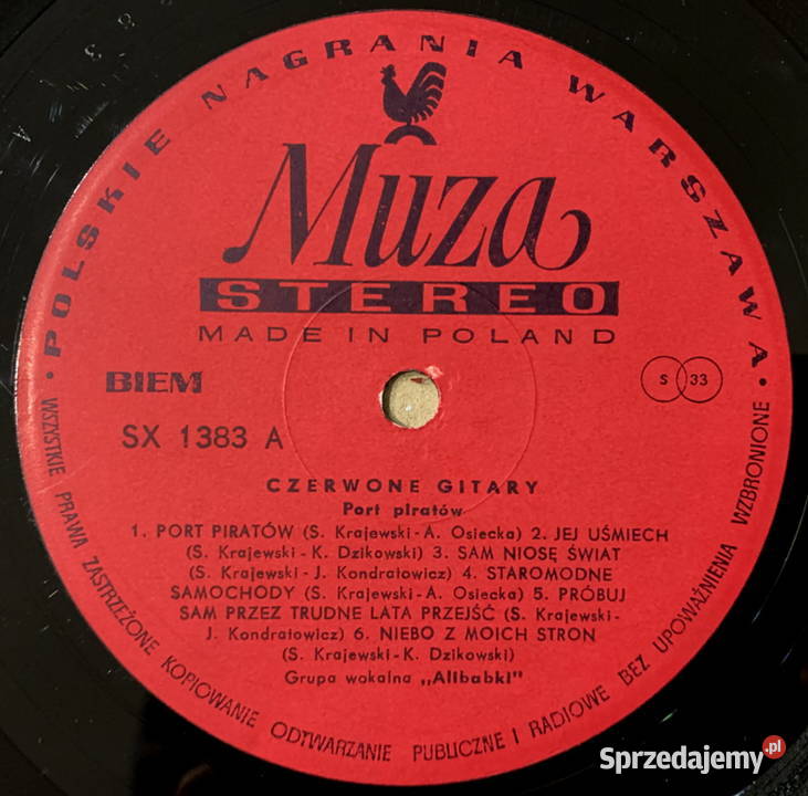 Czerwone Gitary Port Piratów 30 Płyty i kasety Stalowa Wola