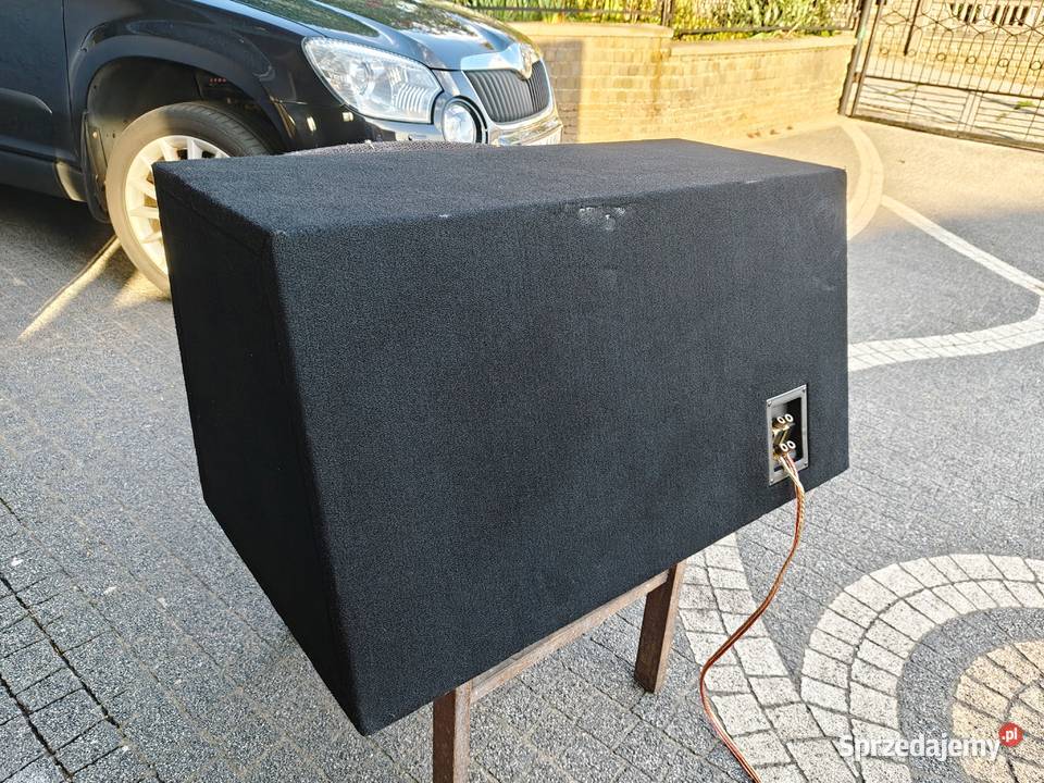 Skrzynia tuba basowa bassowa subwoofer dual 2x