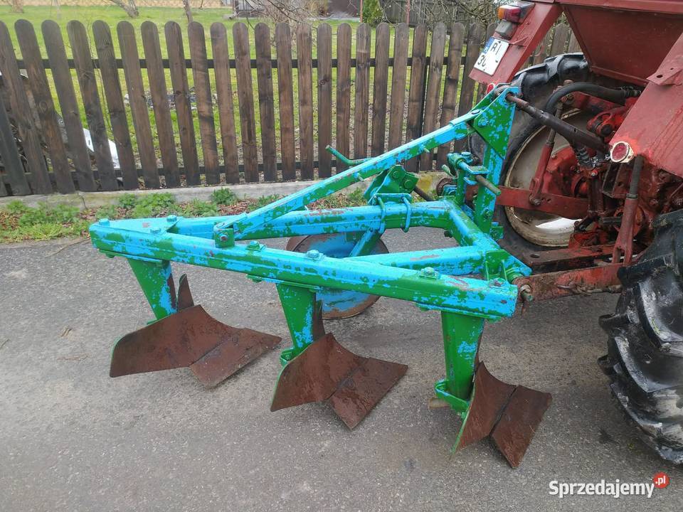 Pług mały Orlik 3skibowy oryginał Grudziądz Szczucin