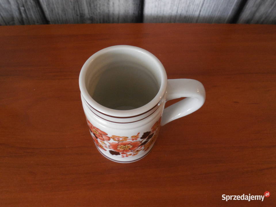 Ceramiczny mały kufel GDR Raszków