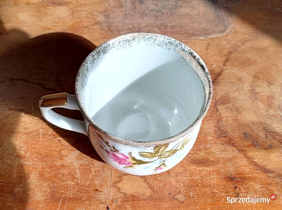Filiżanka Iwona Róża Porcelana Chodzież Porcelana i szkło