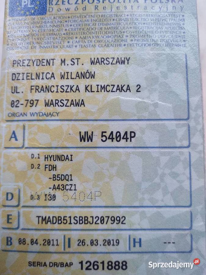 Hyundai I30 16 D Automat Salon II Właściciel Warszawa