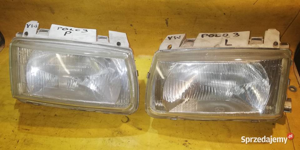 lampy przód komplet lewa prawa VW Polo 3 r9499 osobowe Piotrków Trybunalski