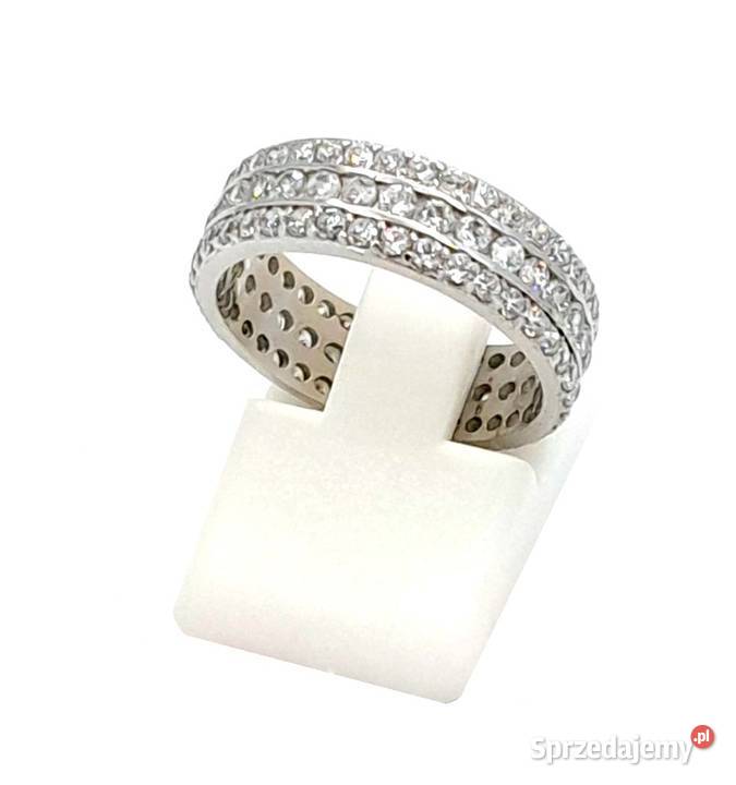 Pierścionek r12 Białe Złoto pr333 obrączka z Poznań