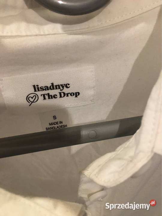 Biała elegancka koszula The Drop S długi małopolskie