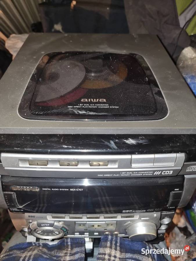 Wieża Aiva SNX 5707 2 x Kolumny Głośniki CD