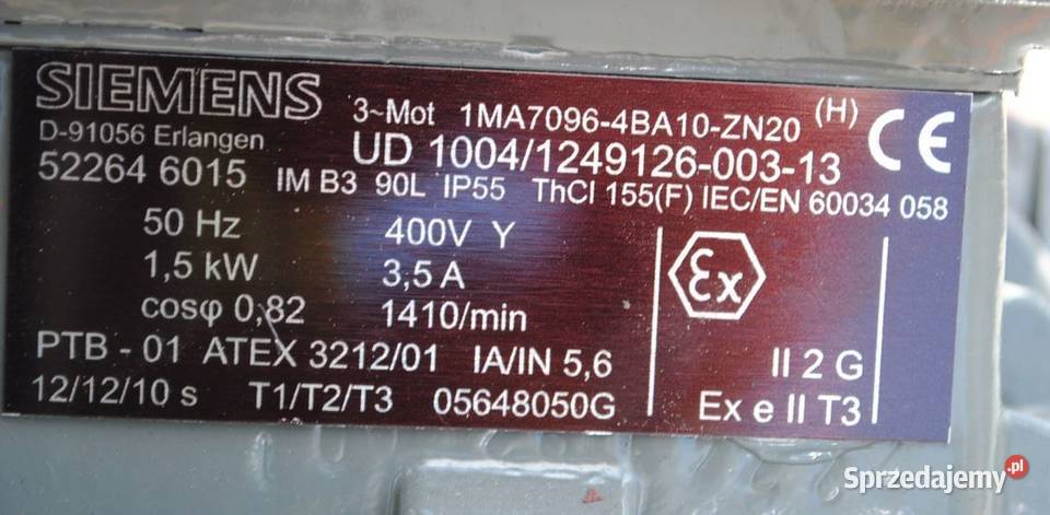 Motoreduktor kątowy 15kw 35obrmin Kargowa