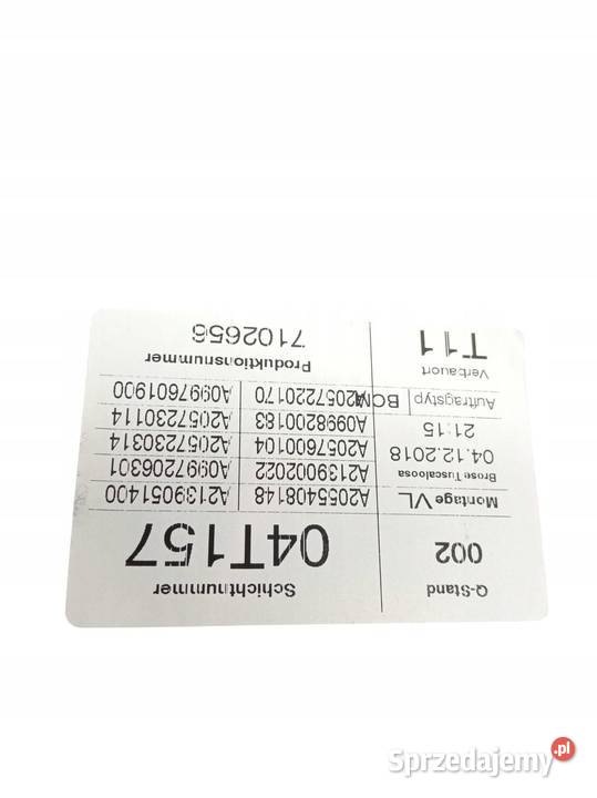 MECHANIZM SZYBY LEWY PRZÓD 2055408148 sprzedam