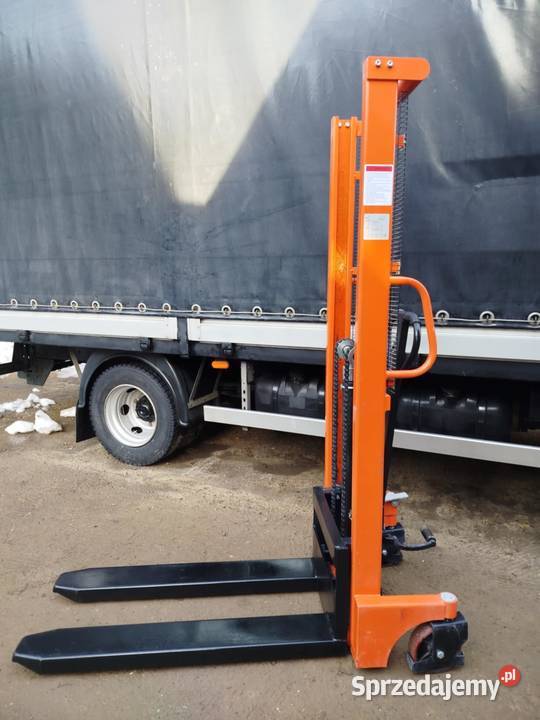 Wózek widłowy ręczny masztowy sztaplarka Czchów sprzedam