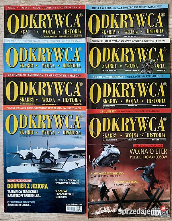 Odkrywca 1 do 12 kompletny rocznik 2018 r Ostrów Wielkopolski
