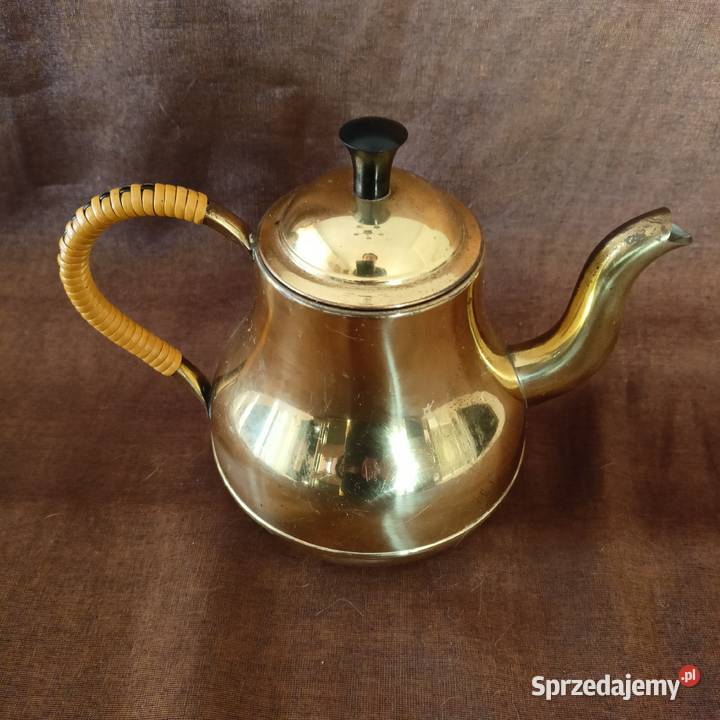 Mały dzbanuszek mosiądz Holandia Mikołów